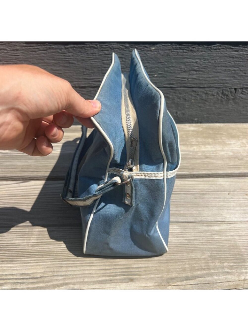 Vintage 1970's  Johnny Tours Flight Attendant Okinawa Shoulder Bag Carry-On - Picture 7 of 16
